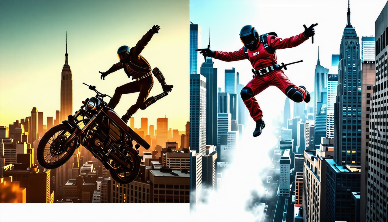 explore the fascinating evolution of stunts from classic cinema to the adrenaline-pumping action series of 2024. discover how cinematic techniques and daring performances have transformed the landscape of entertainment, showcasing the artistry and bravery of stunt professionals.